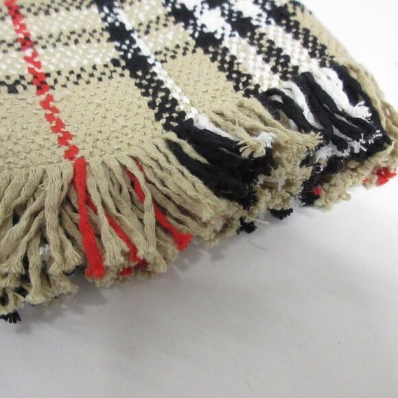 100% Authentic BURBERRY LONDON ENGLAND Beige White Black Women's Jacket - Picture 5 of 8